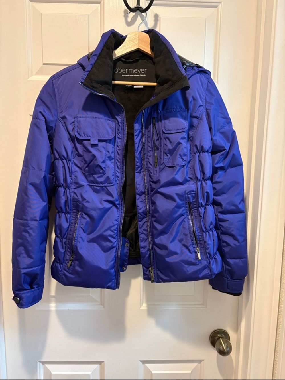 Obermeyer Women’s Royal Purple Quilted Puffer Jacket